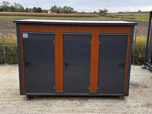 conteneur sanitaire de type pavillon avec triple cabine conteneur sanitaire de type pavillon avec triple cabine