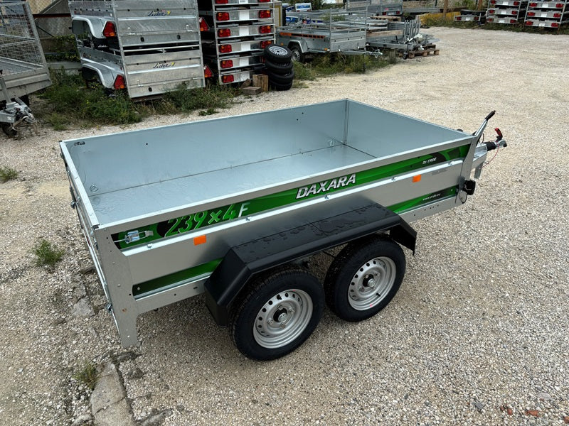 remorque erde daxara 239×4 avec freins, poids total autorisé en charge 1500/1000 kg remorque erde daxara 239×4 avec freins, poids total autorisé en charge 1500/1000 kg